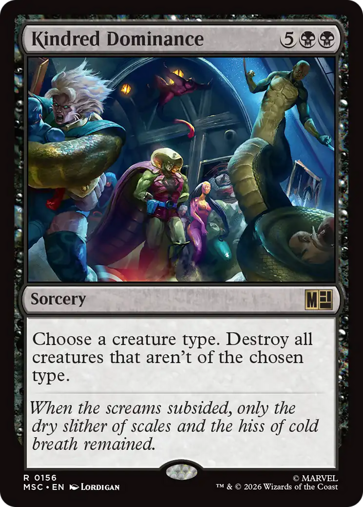 Kindred Dominance (Surge Foil) [Marvel Super Heroes Commander] | Chromatic Games