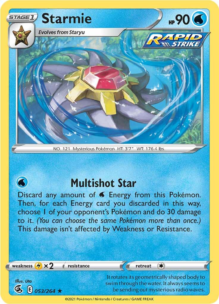 Starmie (053/264) [Sword & Shield: Fusion Strike] | Chromatic Games