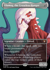 Ulamog, the Ceaseless Hunger (Borderless Profile) [Commander Masters] | Chromatic Games