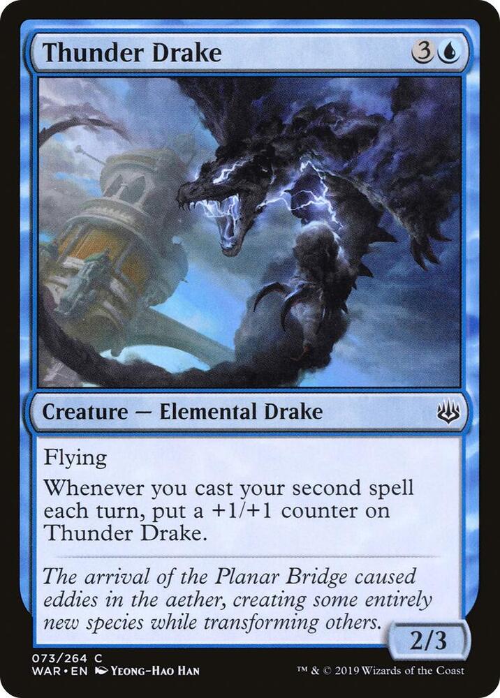 Thunder Drake 73/264 (War of the Spark)  | Chromatic Games