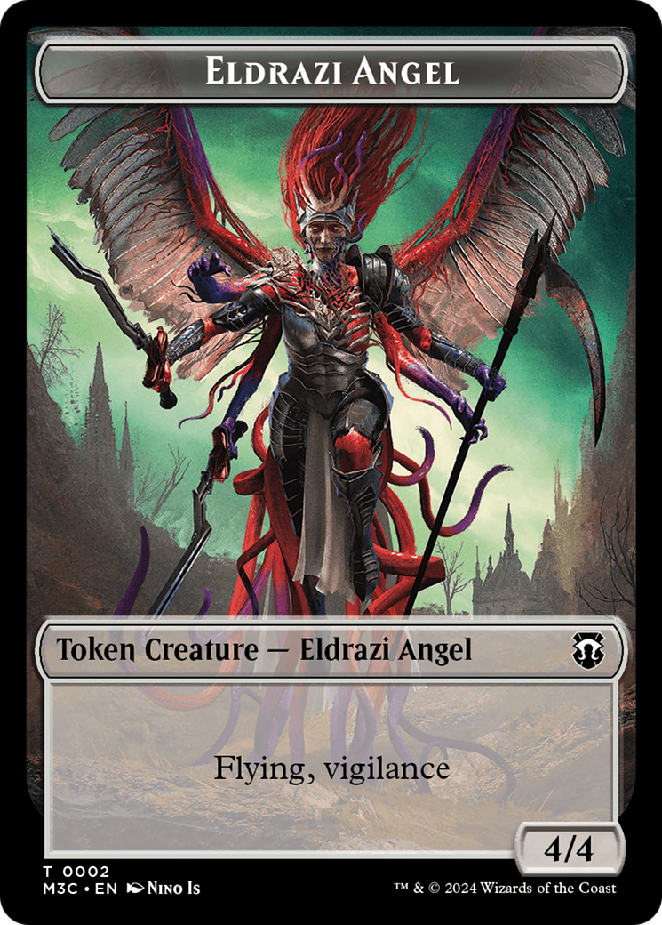 Eldrazi Angel // Copy Double-Sided Token [Modern Horizons 3 Commander Tokens] | Chromatic Games