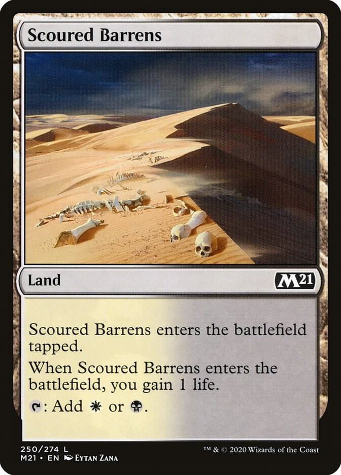 Scoured Barrens 250 (Core Set 2021)  | Chromatic Games