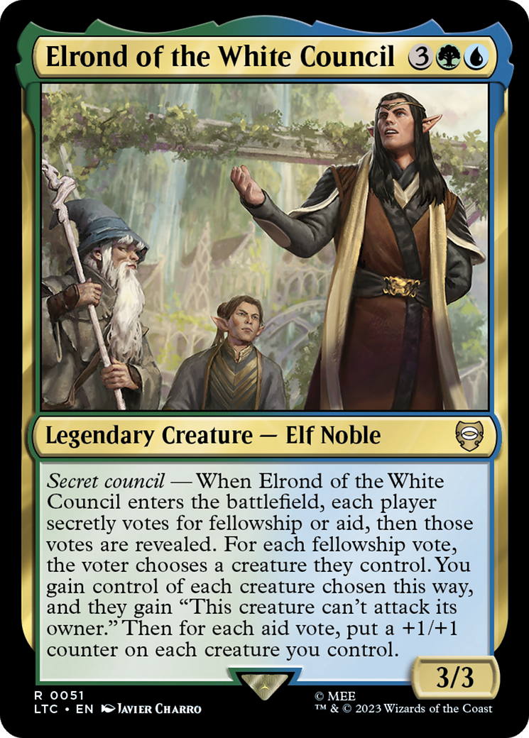 Elrond of the White Council [The Lord of the Rings: Tales of Middle-Earth Commander] | Chromatic Games