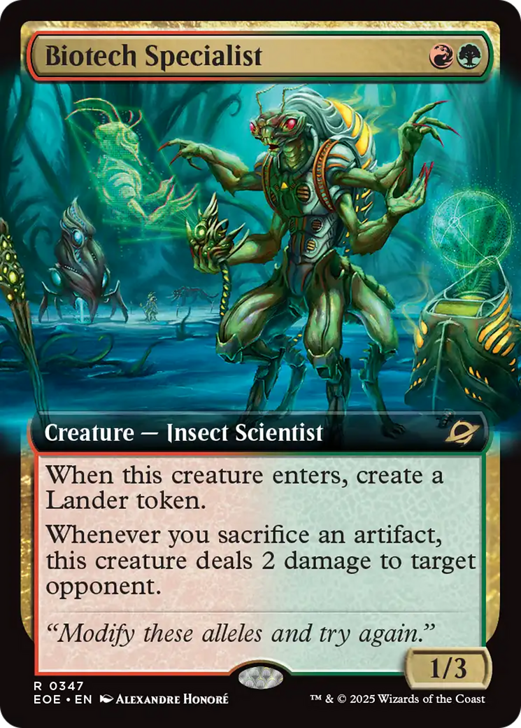 Biotech Specialist (Extended Art) [Edge of Eternities] | Chromatic Games