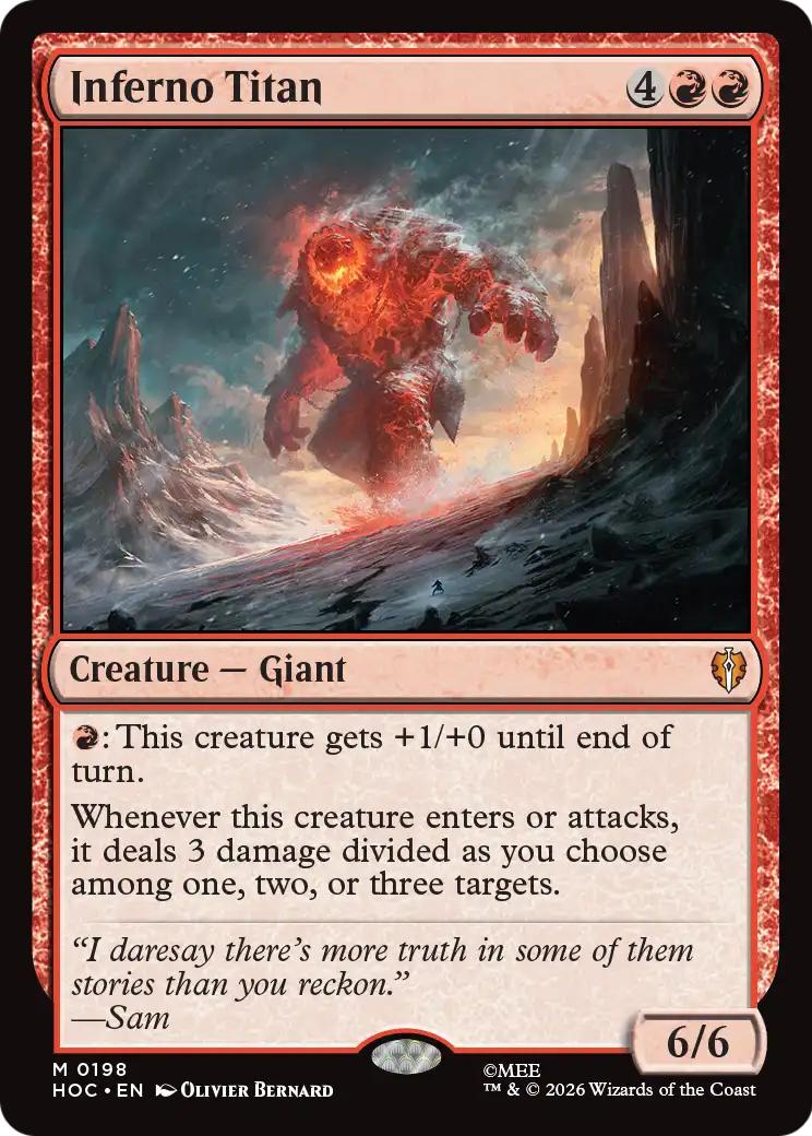 Inferno Titan [The Hobbit: Eternal-Legal] | Chromatic Games