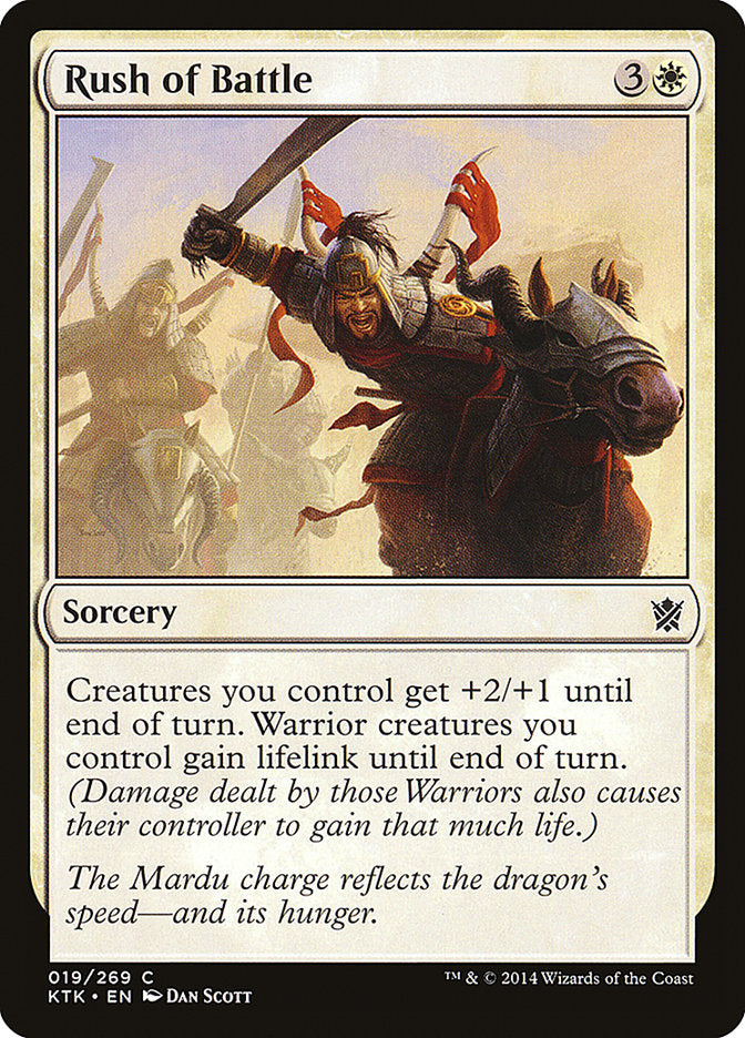 Rush of Battle 19/269 (Khans of Tarkir)  | Chromatic Games