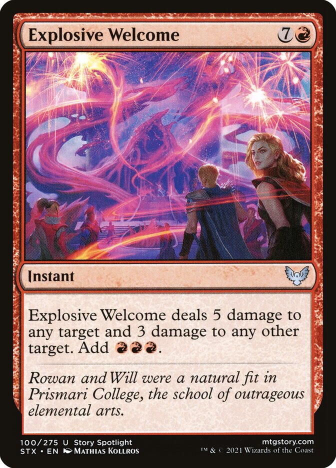Explosive Welcome 100 (Strixhaven: School of Mages)  | Chromatic Games