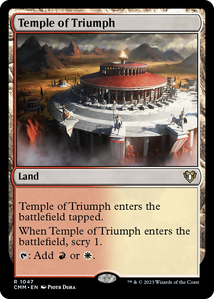 Temple of Triumph [Commander Masters] | Chromatic Games