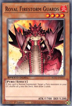 Royal Firestorm Guards [SGX1-ENH11] Common | Chromatic Games