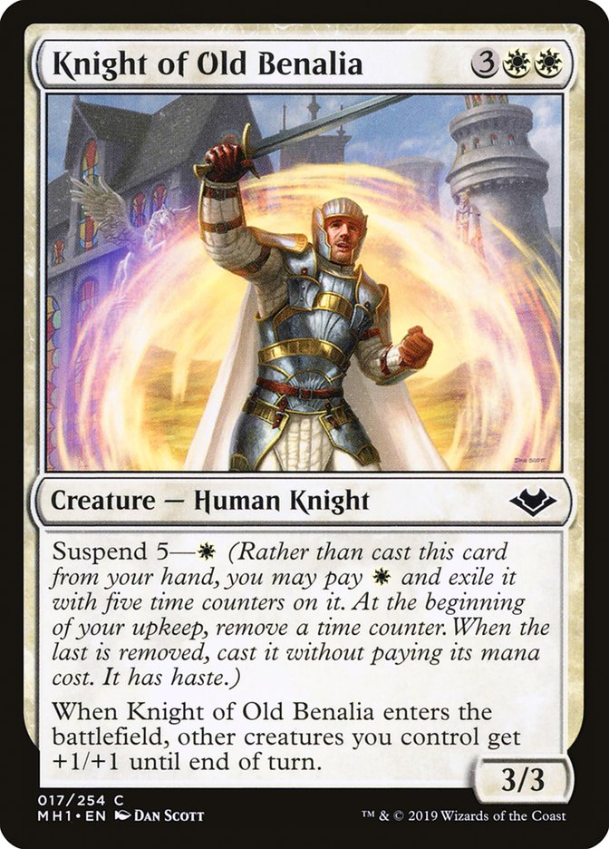 Knight of Old Benalia [Modern Horizons] | Chromatic Games