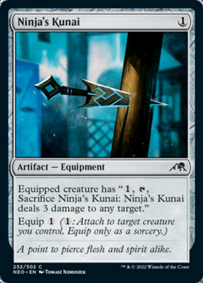 Ninja's Kunai [Kamigawa: Neon Dynasty] | Chromatic Games