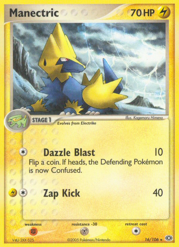 Manectric (16/106) [EX: Emerald] | Chromatic Games