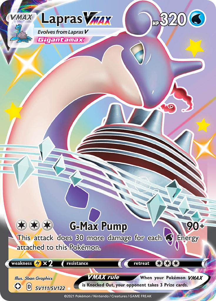 Lapras VMAX (SV111/SV122) [Sword & Shield: Shining Fates] | Chromatic Games