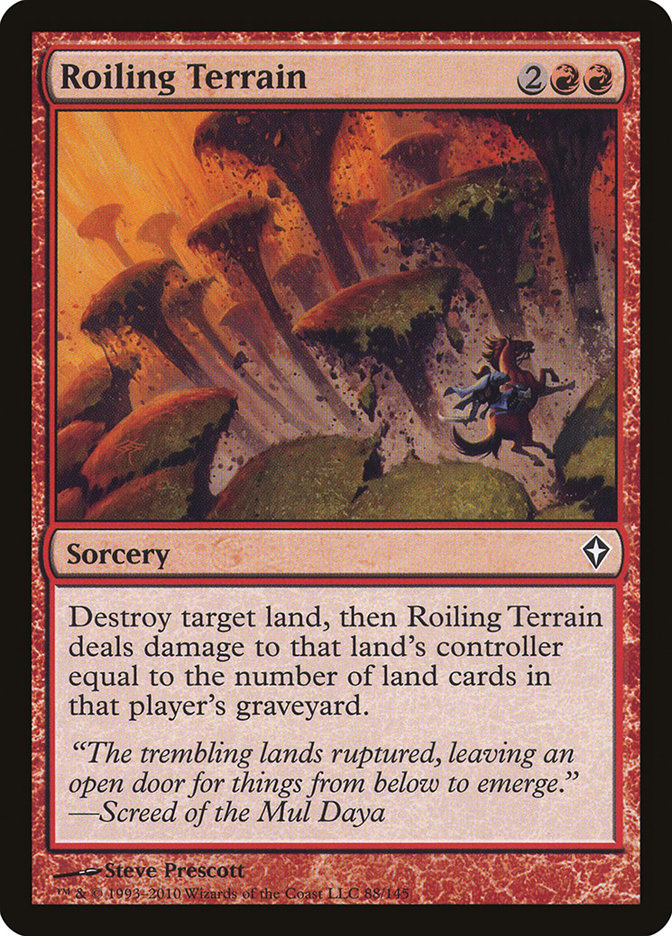 Roiling Terrain 88/145 (Worldwake)  | Chromatic Games
