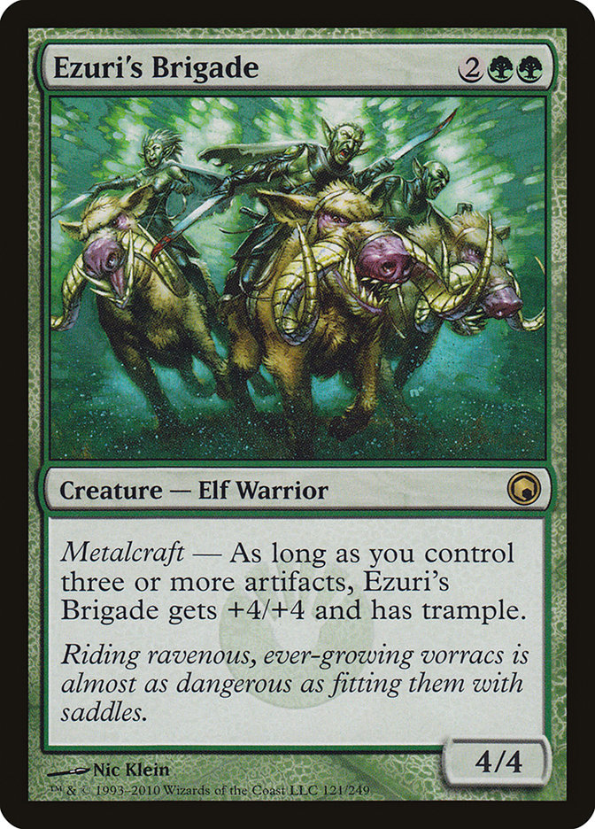 Ezuri's Brigade 121/249 (Scars of Mirrodin)  | Chromatic Games