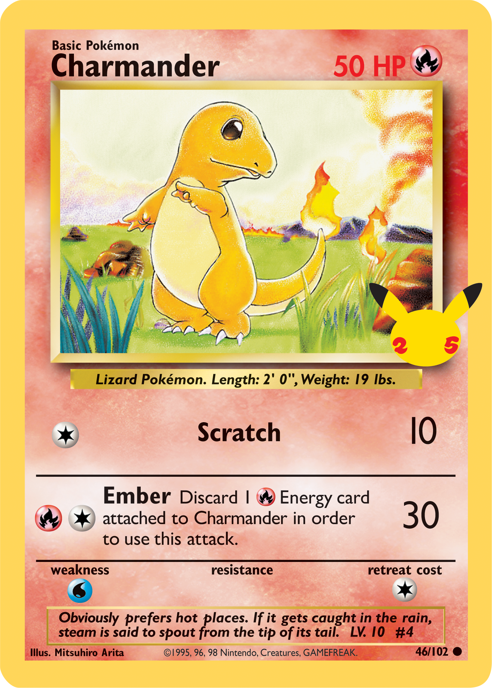 Charmander (46/102) (Jumbo Card) [First Partner Pack] | Chromatic Games