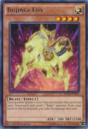 Bujingi Fox [MP14-EN210] Rare | Chromatic Games