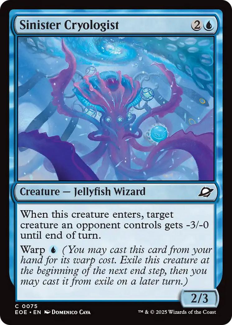 Sinister Cryologist [Edge of Eternities] | Chromatic Games