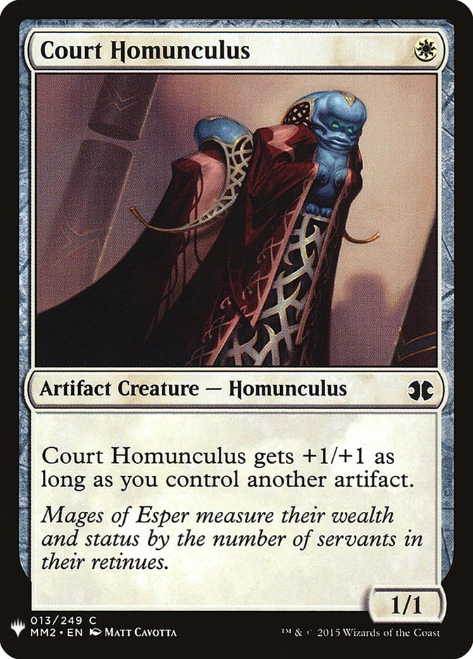 Court Homunculus [Mystery Booster] | Chromatic Games