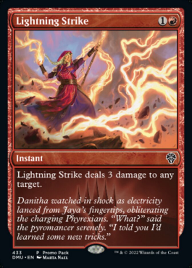 Lightning Strike (Promo Pack) [Dominaria United Promos] | Chromatic Games