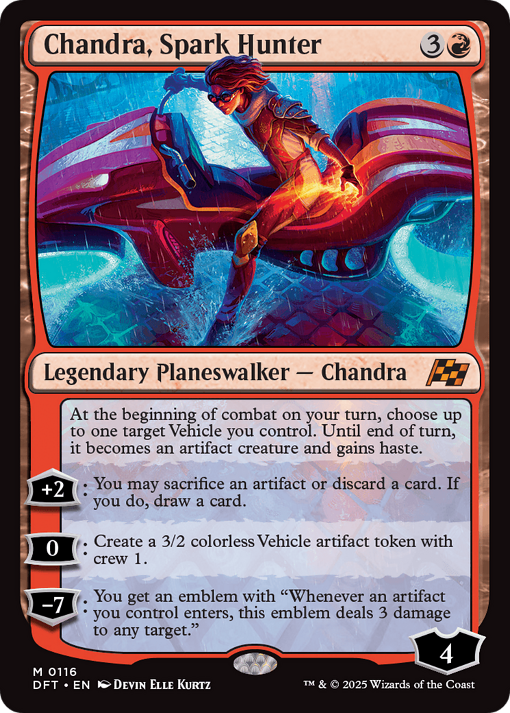 Chandra, Spark Hunter [Aetherdrift] | Chromatic Games