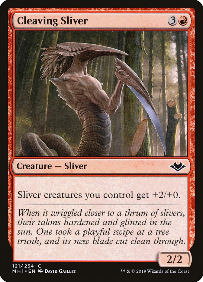 Cleaving Sliver [Modern Horizons] | Chromatic Games