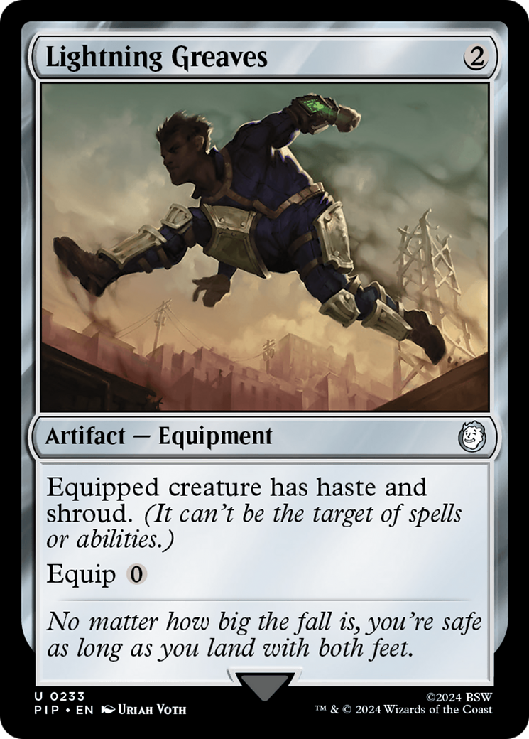 Lightning Greaves [Fallout] | Chromatic Games