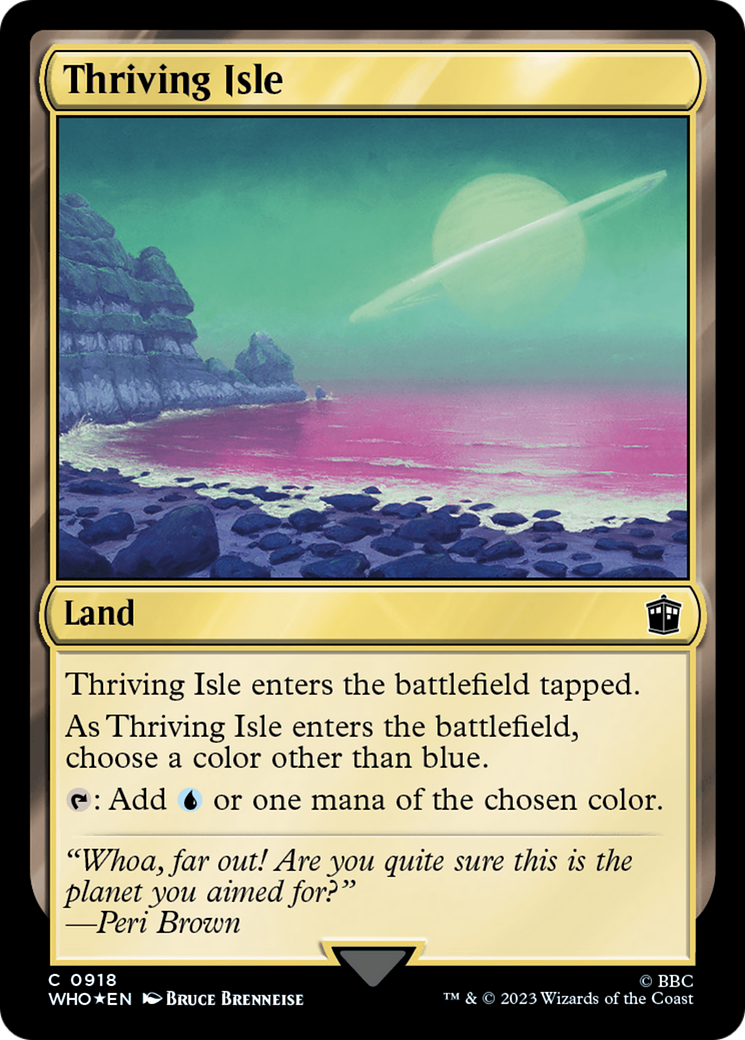 Thriving Isle (Surge Foil) [Doctor Who] | Chromatic Games