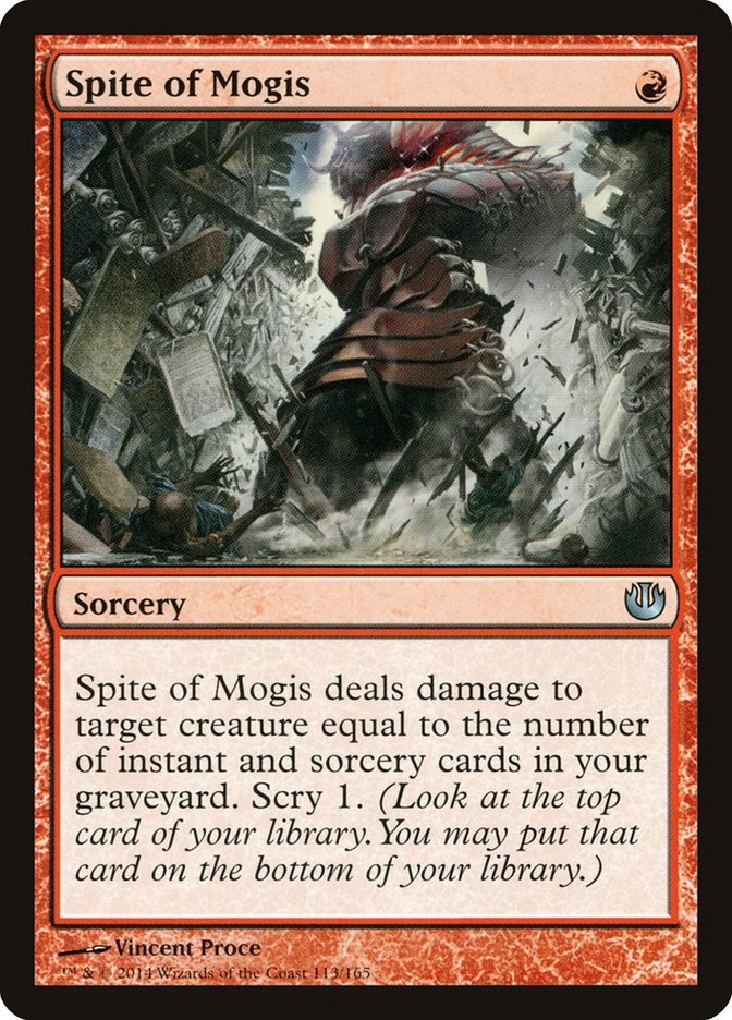 Spite of Mogis 113/165 (Journey Into Nyx)  | Chromatic Games