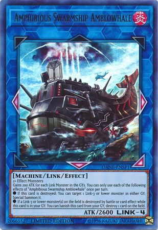 Amphibious Swarmship Amblowhale [DANE-ENSP1] Ultra Rare | Chromatic Games