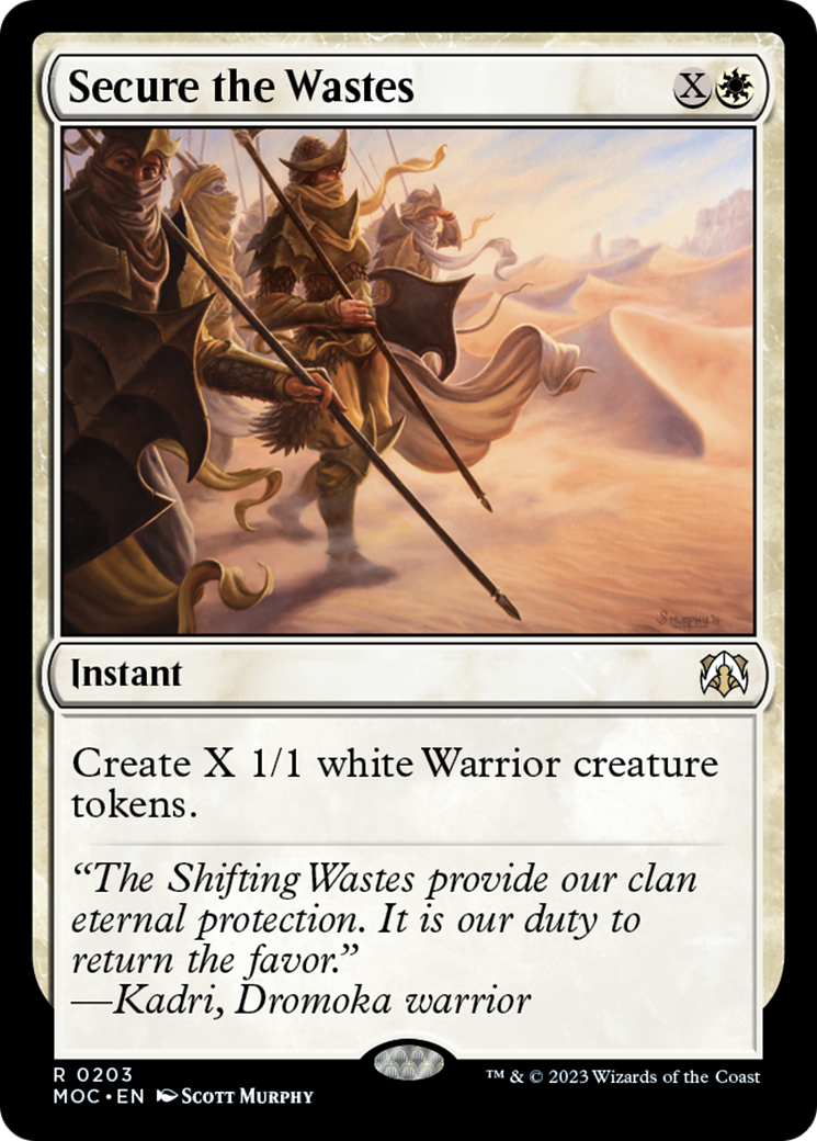 Secure the Wastes [March of the Machine Commander] | Chromatic Games