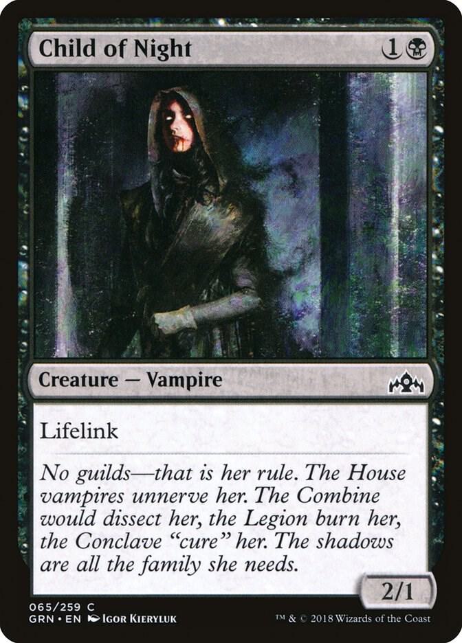 Child of Night 65/259 (Guilds of Ravnica)  | Chromatic Games