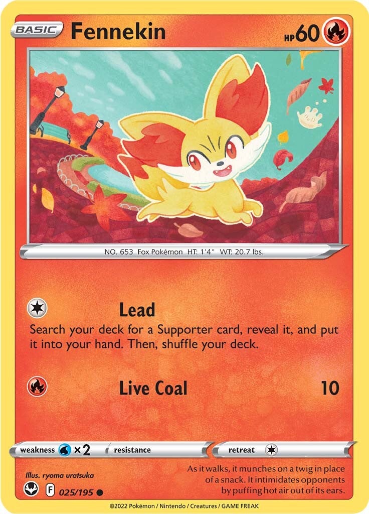 Fennekin (025/195) [Sword & Shield: Silver Tempest] | Chromatic Games