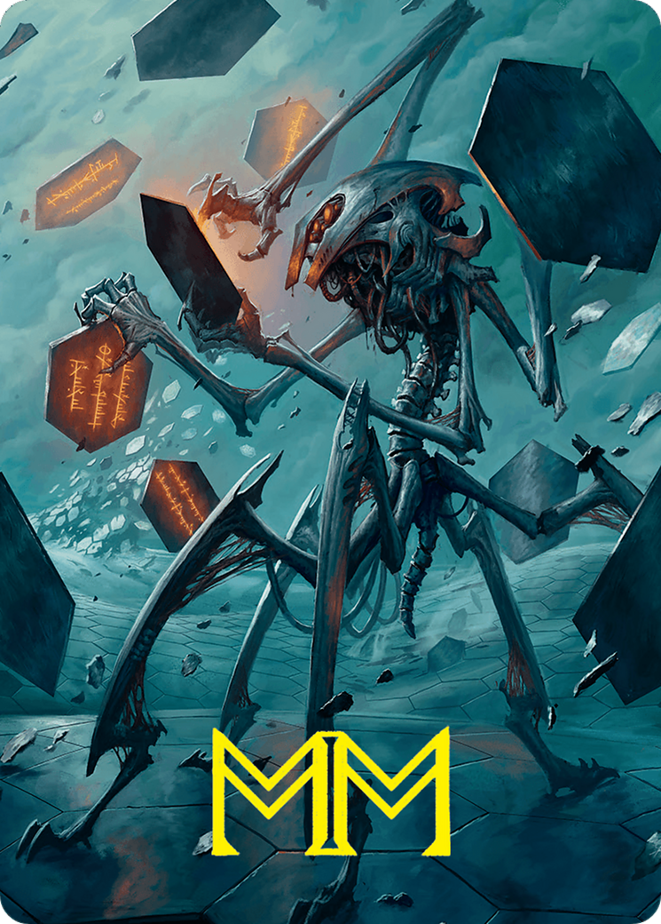 Scrawling Crawler Art Card (50/54) (Gold-Stamped Signature) [Foundations Art Series] | Chromatic Games