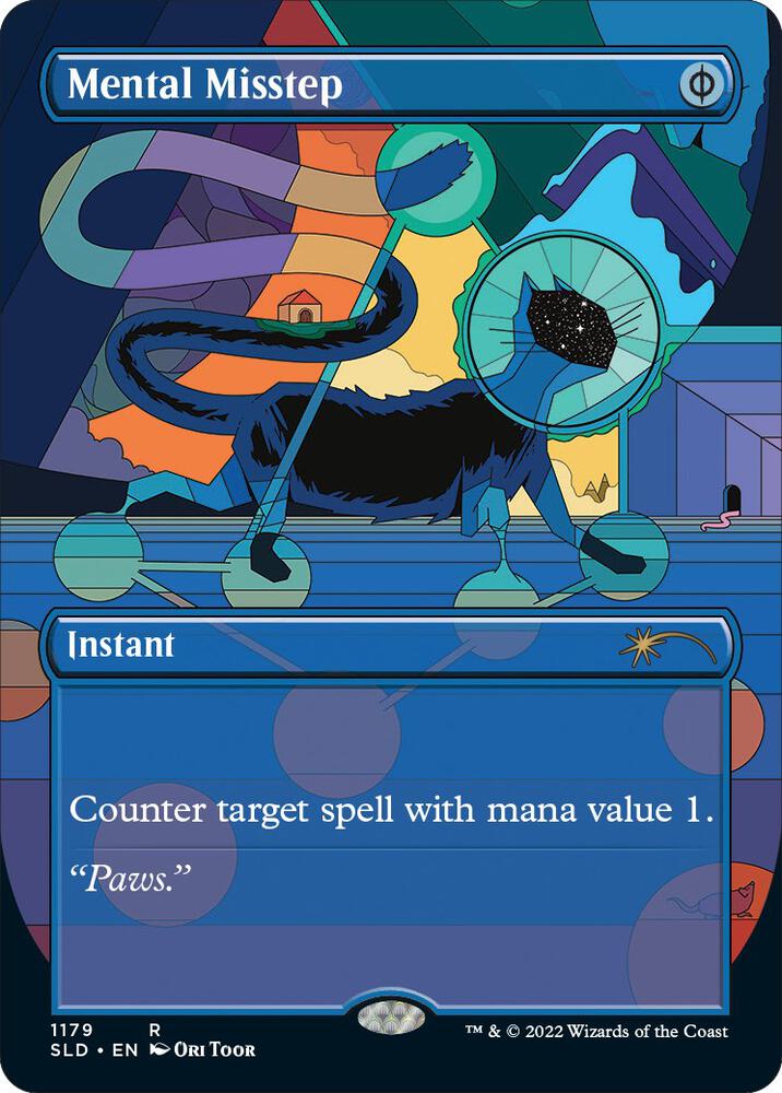 Mental Misstep 1179 (Secret Lair Drop Series)  - Borderless Foil | Chromatic Games
