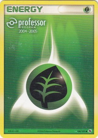 Grass Energy (104/109) (2004 2005) [Professor Program Promos] | Chromatic Games