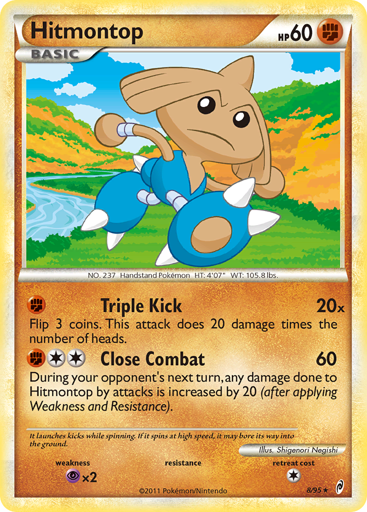 Hitmontop (8/95) [HeartGold & SoulSilver: Call of Legends] | Chromatic Games