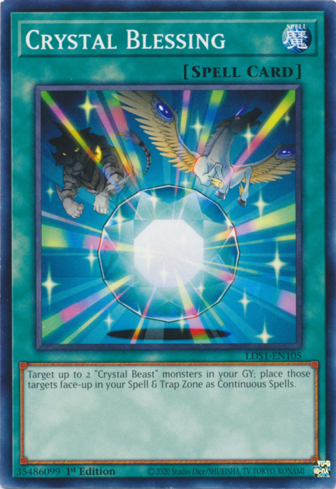 Crystal Blessing [LDS1-EN105] Common | Chromatic Games