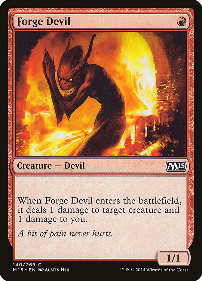 Forge Devil 140/269 (Magic 2015 (M15))  | Chromatic Games