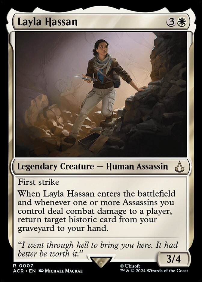 Layla Hassan 7/110 (Universes Beyond: Assassin's Creed)  | Chromatic Games