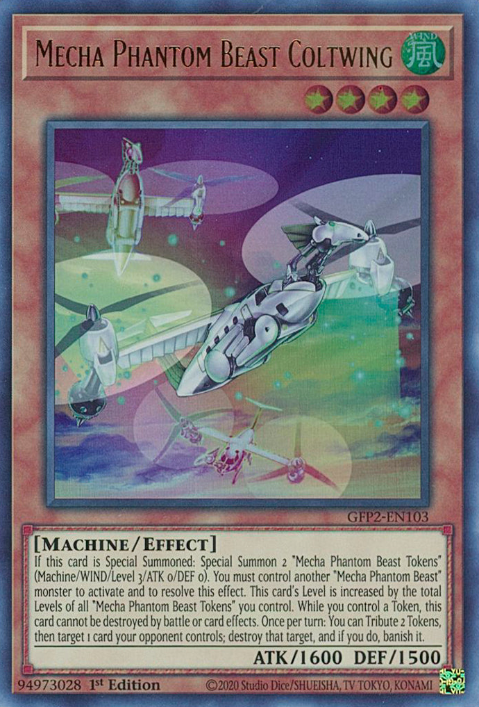 Mecha Phantom Beast Coltwing [GFP2-EN103] Ultra Rare | Chromatic Games