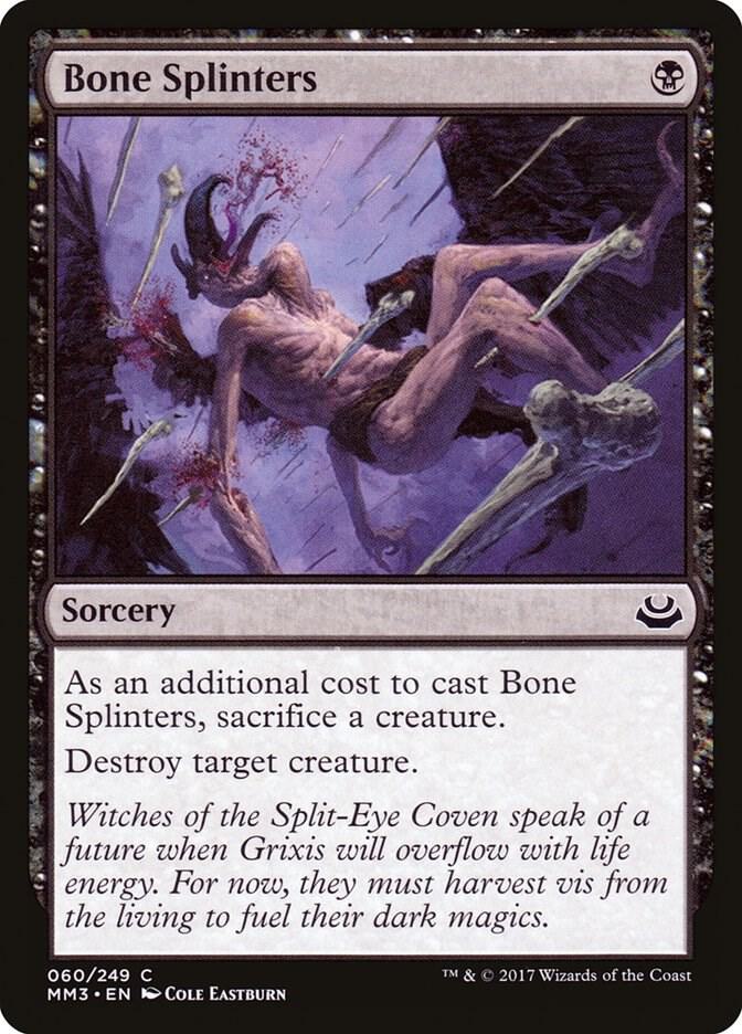 Bone Splinters 60/249 (Modern Masters 2017)  | Chromatic Games