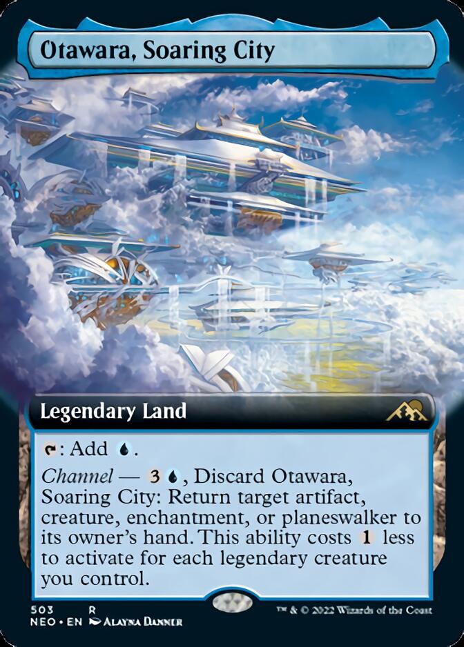 Otawara, Soaring City (Extended Art) [Kamigawa: Neon Dynasty] | Chromatic Games