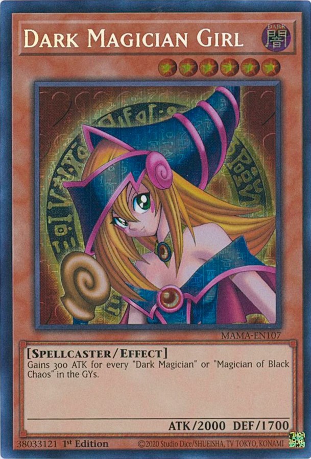 Dark Magician Girl [MAMA-EN107] Secret Pharaoh's Rare | Chromatic Games