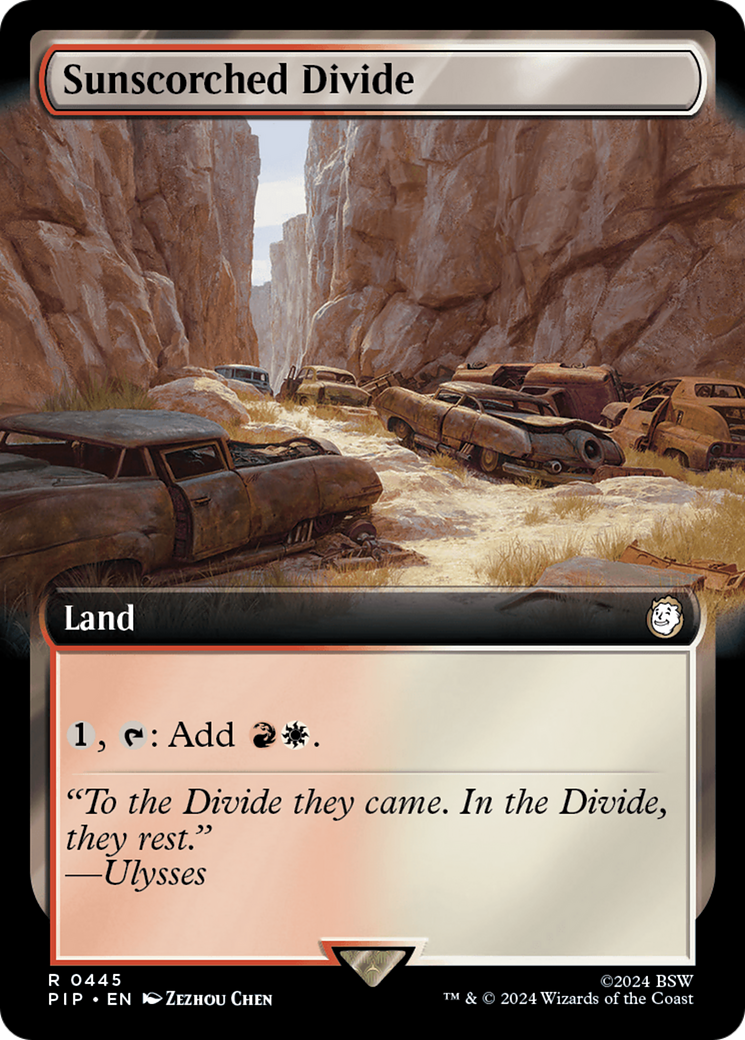 Sunscorched Divide (Extended Art) [Fallout] | Chromatic Games