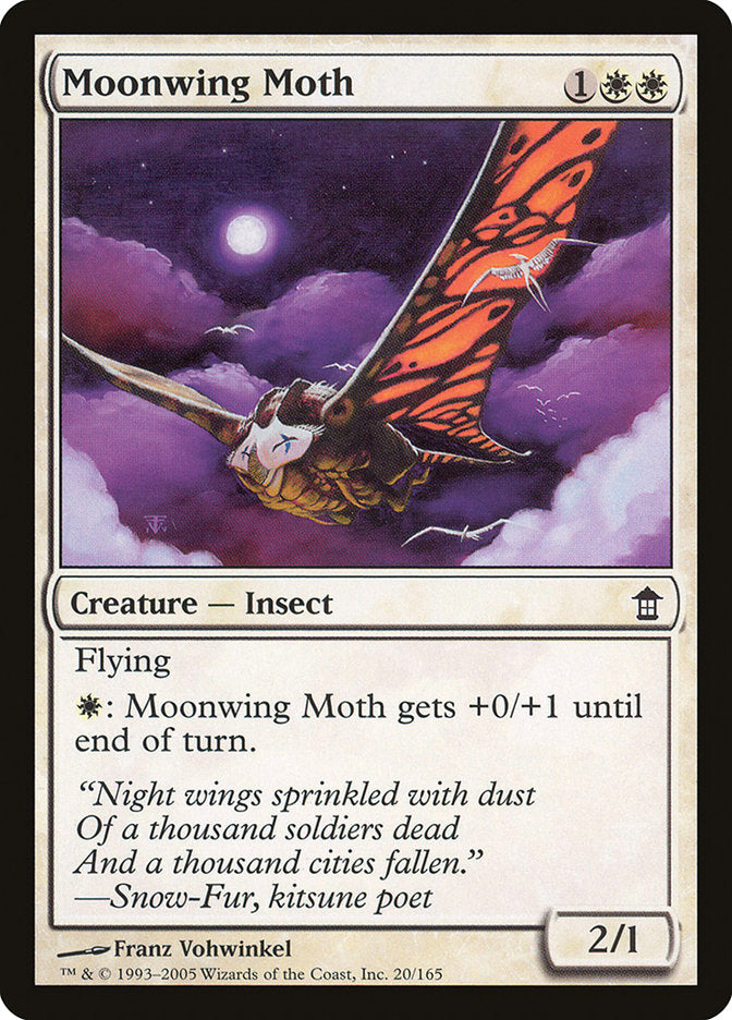Moonwing Moth 20/165 (Saviors of Kamigawa)  | Chromatic Games