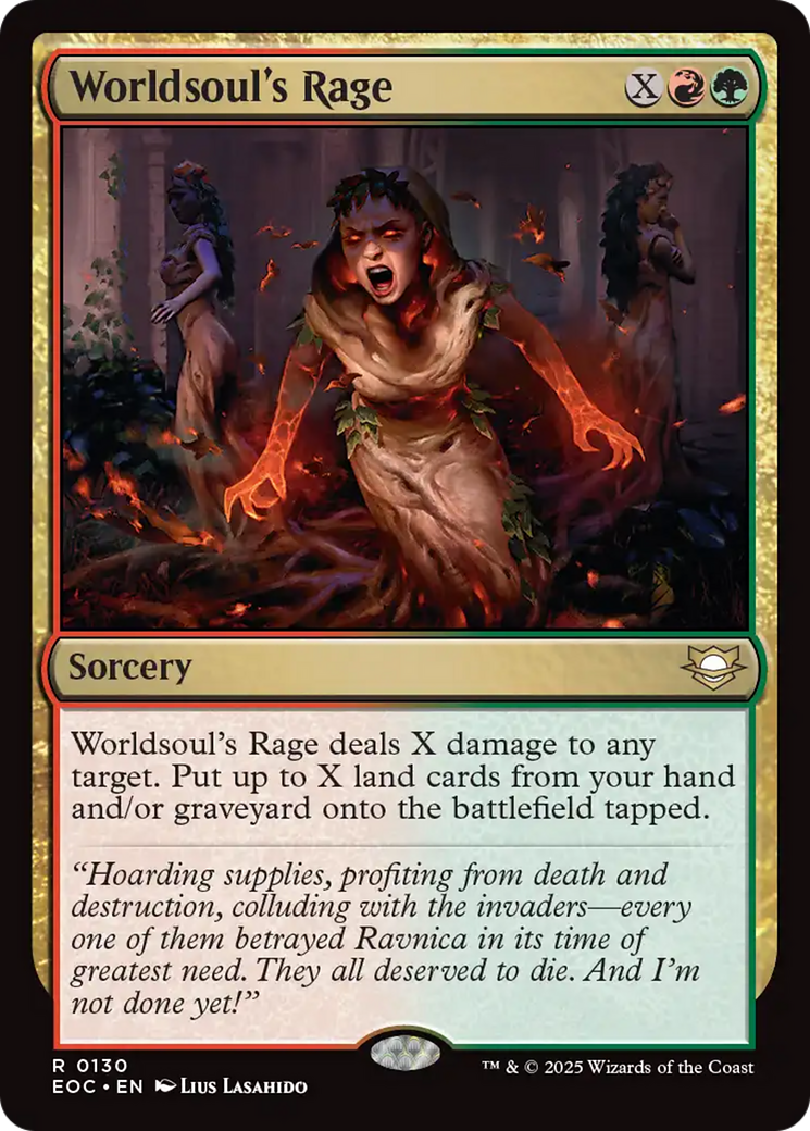 Worldsoul's Rage [Edge of Eternities Commander] | Chromatic Games