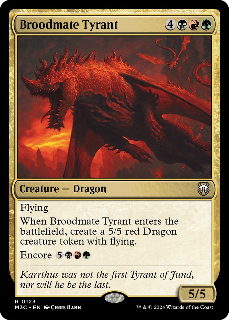 Broodmate Tyrant [Modern Horizons 3 Commander] | Chromatic Games