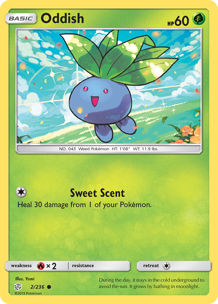 Oddish (2/236) [Sun & Moon: Cosmic Eclipse] | Chromatic Games