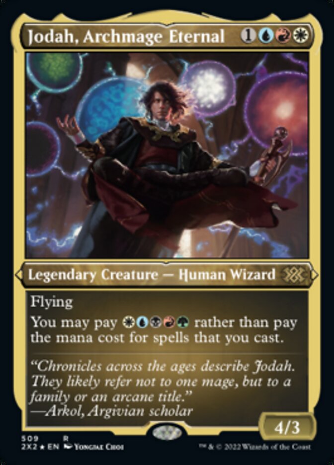 Jodah, Archmage Eternal (Foil Etched) [Double Masters 2022] | Chromatic Games